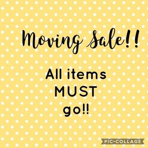 Moving Sale!!
